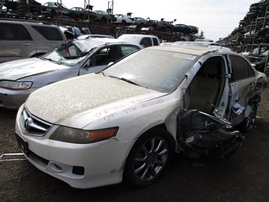 2007 ACURA TSX WHITE 2.4L AT A16461